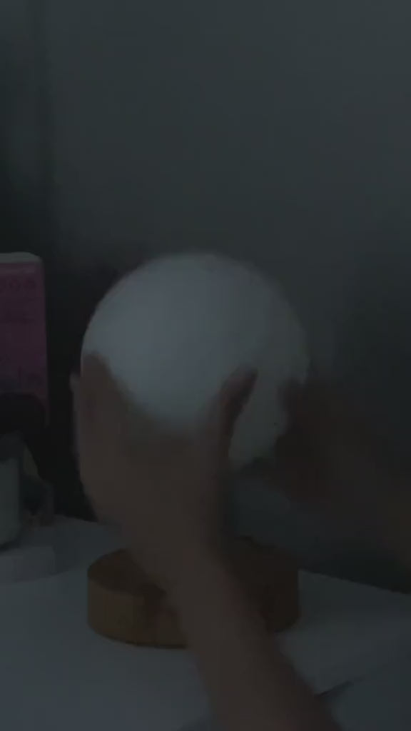 La lampe Lune avec calligraphie